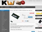 King Work Clearance Sale Is Now on! 1GB 1333MHz DDR3 Notebook Memory- $15+ FREE SHIPPING