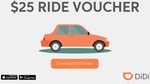 [VIC] $5 for $25 Credit Towards Your First DiDi Ride - New Users Only - Exclusive Offer Available in VIC @ Groupon