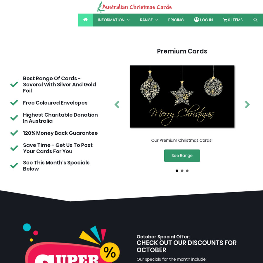 15% off Premium Christmas Cards and Other Greeting Cards @ Australian Christmas Cards - OzBargain