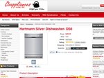 Hartmann Silver Dishwasher DS6 for $480 @ OzAppliances.com.au