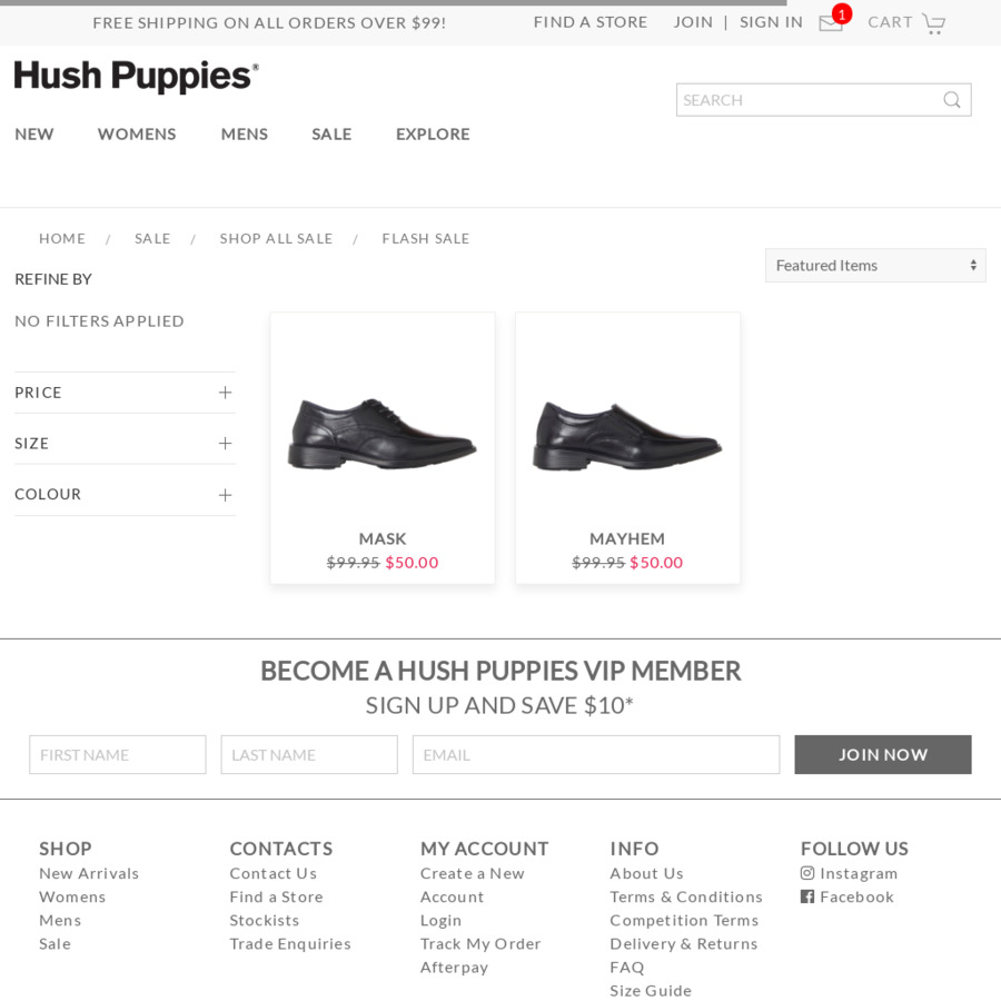 hush puppies stockists