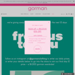 Win a $1,000 Voucher +/- 1 of 11 Prizes from Gorman