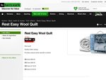 Harris Scarfe Rest Easy Wool Quilt 500gsm $69.95 All sizes 