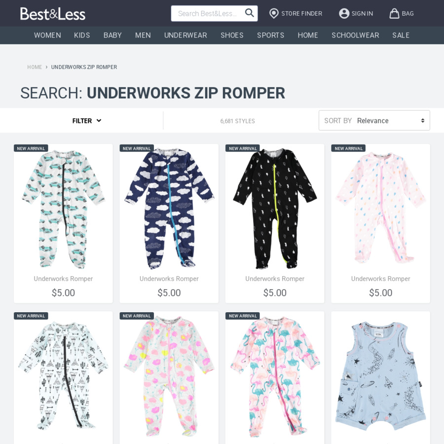 best and less baby rompers