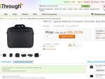 15" Laptop Netbook Computer Shoulder Bag (Black) $22.62 Shipped Weekend Deal