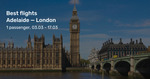 Adelaide to London, United Kingdom on Etihad Airlines from $890 Return (Feb - Mar incl Valentine's Day) @ BeatThatFlight