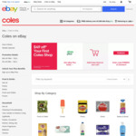 [eBay Plus] $49 off $99 Spend (1 Transaction Per Account) @ Coles eBay