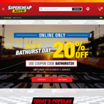 20% off Full Priced Items (Some Exclusions Apply) @ Supercheap Auto