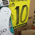 [VIC] Crest Curved Power Board with 3x USB-A 1X USB-C Fast Charging Ports Now $10 @ Bunnings Highpoint