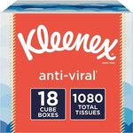 Kleenex Anti-Viral Facial Tissues, 18 Cube Boxes, 60 Tissues per Box (1,080 Tissues Total) - $50.44 Delivered @ Amazon AU