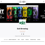 Up to $16.90 off - Whole Sale Prices on EXIT Beers: Pale Ale, Amber Ale and a Combo + $5 Shipping @ Only Craft Beer