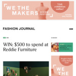 Win a $500 Reddie Furniture Voucher from Fashion Journal