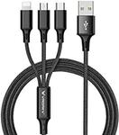 3 in 1 Multi Charging Cable USB To Type C/Lightning/Micro $9.34 + Delivery ($0 with Prime/ $39 Spend) @ Luoke via Amazon AU