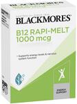 Blackmores B12 Rapi-Melt 60 Tablets $10.50 (Was $21) + Delivery ($0 C&C/ $50 Spend) @ Chemist Warehouse