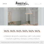 Win a $3,000 Beacon Lighting Gift Voucher & 1-hour Design Consultation from Three Birds Renovations