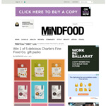 Win 1 of 5 Charlie’s Fine Food Co Gift Packs Worth $60 from MiNDFOOD