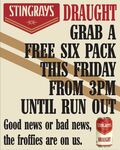 [VIC] Free 6 Pack of Stingrays Draught from 3pm Friday (11/6) @ Bodriggy Brewpub - Stingrays (Abbotsford)