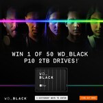 Win 1 of 50 WD_Black P10 2TB Game Drives Worth $129 from Mwave