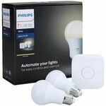 Philips Hue White Starter Kit 9W A60 E27 $53.27 in-Store Only @ Officeworks
