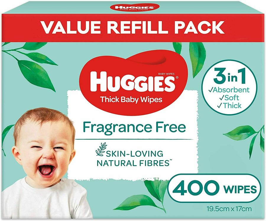 Huggies fragrance free 2024 wipes 400 pack