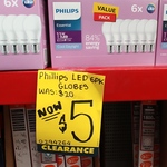 Philips Essential 11W LED Globes 6-Pack (Cool Daylight) $5 @ Bunnings