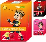 TEKXYZ Boxing Reflex Ball, 2 Difficulty Levels Boxing Ball with Headband $14.59 + Delivery ($0 w/ Prime) @ TEKXYZ via Amazon AU