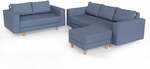 Buy The Objekt 3 Seater Sofa $899 & Get The 2 Seater Free + Free Express Delivery @ John Cootes