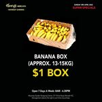 [VIC] Box of Bananas (13-15kg) - $1 Per Box @ Henrys Mercato (Waverley Gardens)