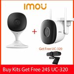 Imou Cue 2C Indoor Camera + Bullet 2C Outdoor Camera + UC320 Webcam US$58.89 (~A$87.71) Shipped @ Imou Official AliExpress