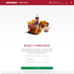 Roast 'N' Fried Feast $39 Delivered @ Red Rooster