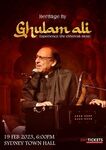 [NSW] Heritage by Ghulam Ali Live in Sydney - 10% off Two or More Tickets + 1.9% Booking Fee @ Dry Tickets