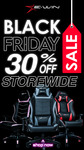 30% off Everything (Chairs / Tables) @ Ewin Racing