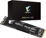 Gigabyte Aorus 500GB M.2 Gen4 SSD $76.58 Delivered @ Amazon UK via AU