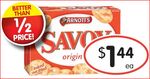 Arnott's Savoy Crackers $1.44 at IGA (Less Than Half Price)