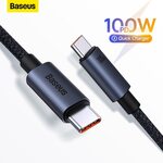 Baseus 1m PD 100W Type-C Cable US$2.99 (~A$4.52) Delivered @ BASEUS Official Store AliExpress