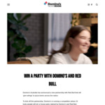 Win 1 of 2 Ultimate House Party Packages Worth $5,000 or 1 of 8 House Party Packages Worth $450 from Domino's