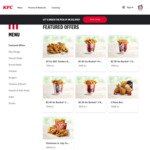 Fiery Zinger: Burger $7.45 / Combo Reg $11.45, Lrg $13.95 / Burger Box Reg $14.45, Lrg $16.95 + More @ KFC (via App)