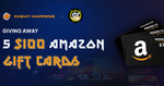 Win 1 of 5 US$100 Amazon Gift Cards from Major Geeks/Cheat Happens