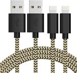 Borsvaen iPhone Charger Cable 2Pack 1M [MFi Certified] $9.10 + Delivery ($0 with Prime/ $59 Spend) @ Borsvaen-Au via Amazon