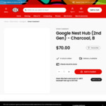 Google Nest Hub Gen 2 Charcoal $70 @ Cex store