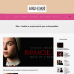 Win a Double in Season Movie Pass to Immaculate from Gold Coast Panache Magazine