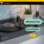 20% Off Wireless Record Players (Sonos / Bluetooth Compatible) & Free Shipping @ Victrola