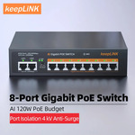 KeepLink 8-Port PoE Ethernet Network Switch with 2x Uplink Ports US$28.83 (~A$43.90) Delivered @ KeepLink AliExpress