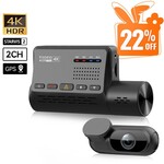 VIOFO A139 PRO 2-Channel 4K HDR Front & Rear Dashcam $375.16 Shipped + More @ Viofo.com