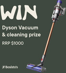 Win a Dyson Cyclone V10 Absolute Stick Vacuum⁣⁠ ⁣⁠+ $300 Gift Voucher or 1 of 5 $100 Gift Vouchers from Bosistos