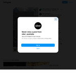 Win $500 Uber Credit by following Uber & Uber Eats & Tagging Friend on Instagram