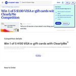 Win 1 of 5 $100 VISA E-Gift Cards from Student Edge