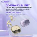 Win 1 of 5 Neo 1 Earbuds or 1 of 5 Vibe R Earbuds from CUBOT