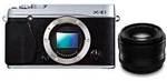 Fujifilm X-E1 Digital Camera with 35mm Lens Kit (Silver)  $594.95 