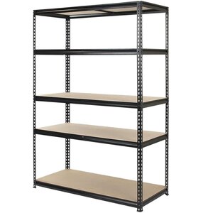 Pinnacle 1830 x 1200 x 540mm Black Gloss 5 Tier Adjustable Shelving Unit $99 + Delivery ($0 C&C/ in-Store) @ Bunnings